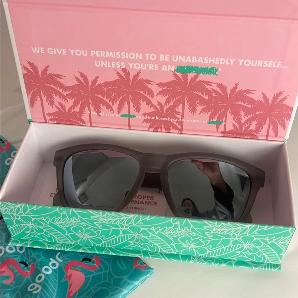 goodr Gray Sunglasses - Picture 5 of 9